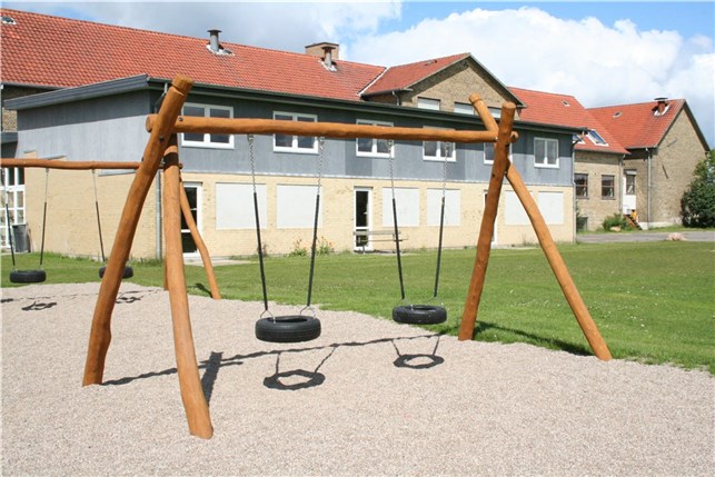 Robinia gynge A med 2 dæksæder