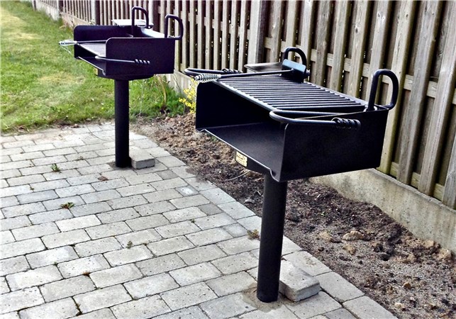Grill incl. rist til parkbrug