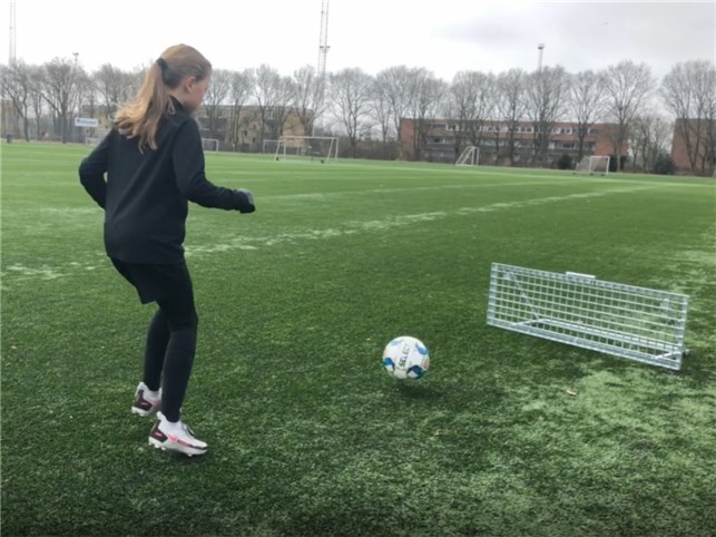 Fodbold Rebounder i stål 4 stk.