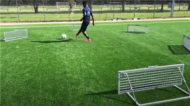 Fodbold Rebounder i stål 4 stk.
