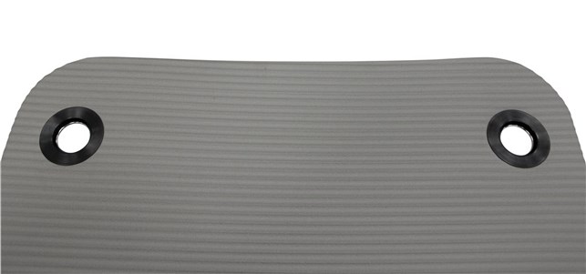 Fitness måtte m/øjer til ophæng - 180x60x1 cm