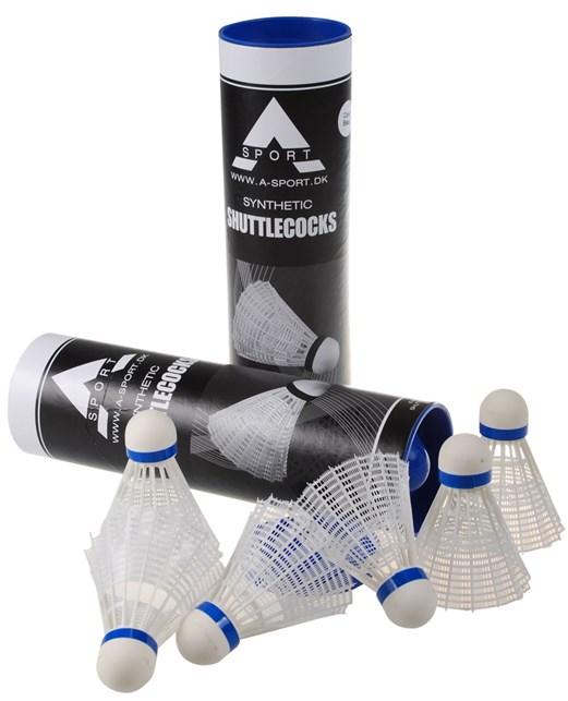 Badmintontaske m/20 Ketcher og 4 rør bolde
