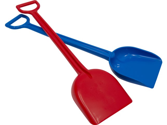 Spade - helstøbt 55 cm.
