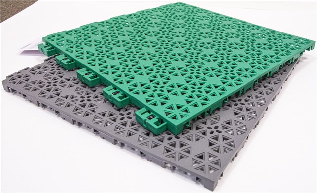 Pickleball bane i PP fliser 30 x 30 x 2 cm