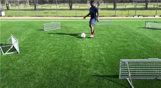 Fodbold Rebounder i stål 4 stk.