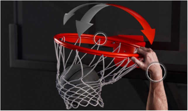 Basketball stativ mega slam 72