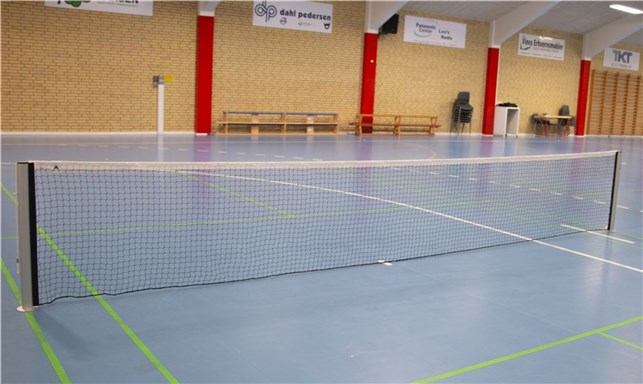 Pickleball støtter incl. net 6 sæt