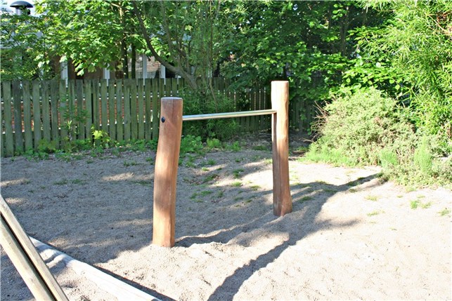 Robinia kolbøttestativ - 1 fag
