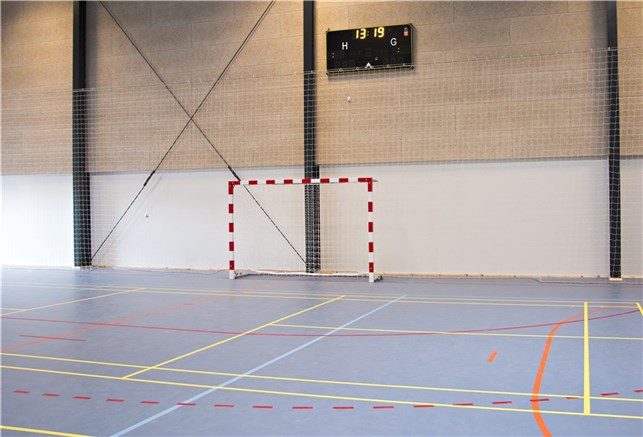 Håndboldmål, halmodel, træ