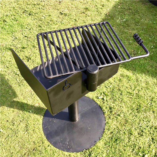 Grill incl. rist til kørestolsbrugere