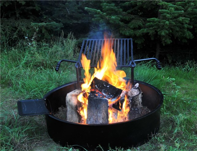 Grill incl. rist justerbar Ø  81 cm.