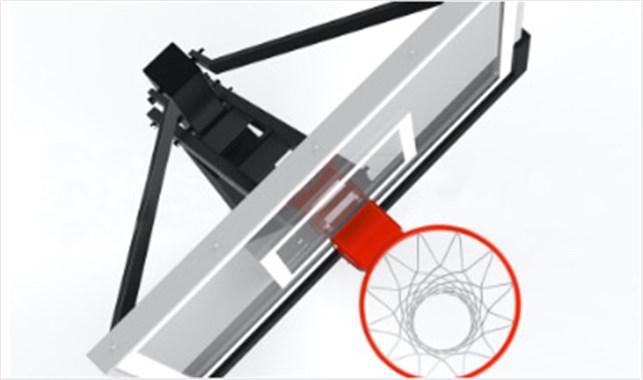 Basketball stativ mega slam 60