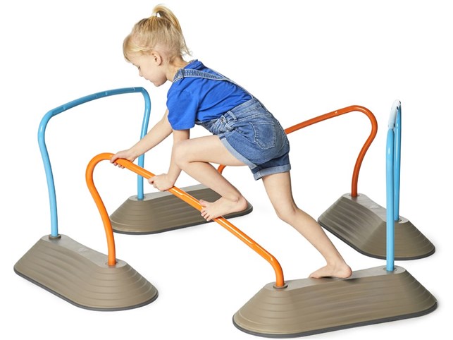Mini parkour diogonal hække