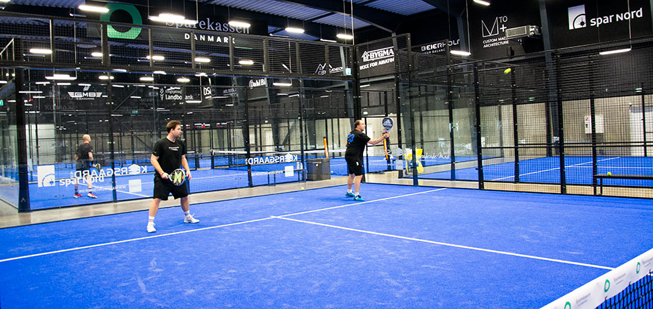 Indendørs padelbaner model Panorama fra A-Sport.