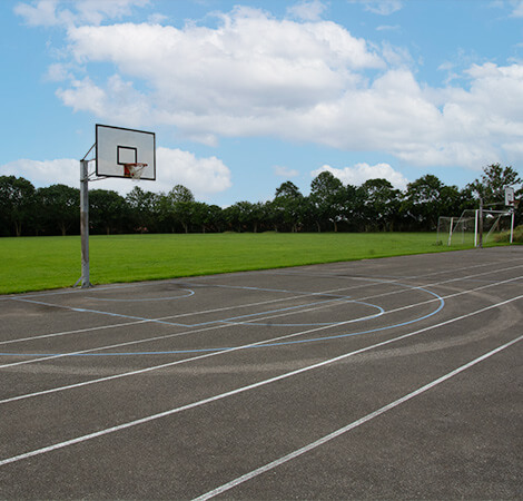 Basketballbaner ved Thy Hallen