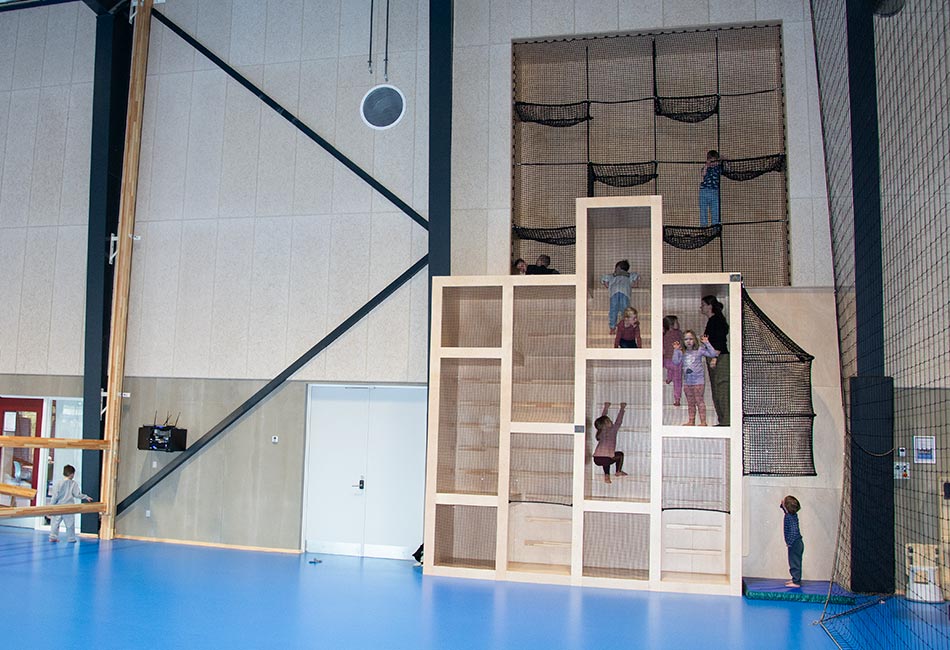 Vertikal labyrint i Give Idræts- Sundheds- og Kulturcenter