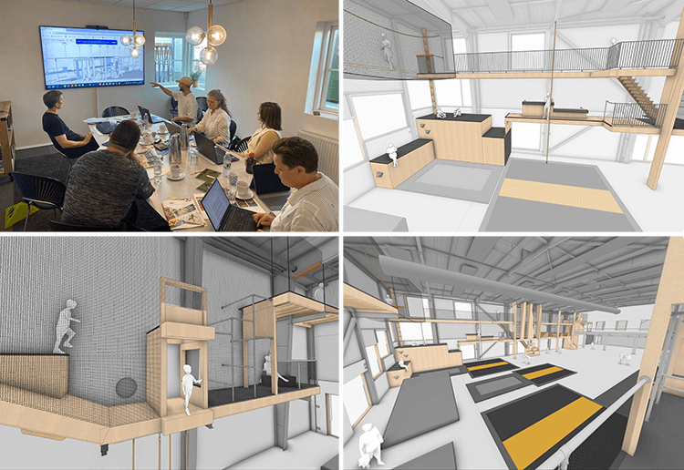 Samlet foto af projektet Springcenter Aarhus