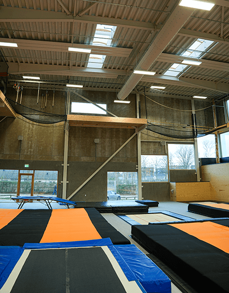 En sektion i reolen, Springcenter Aarhus