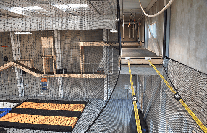 En sektion i reolen, springcenter aarhus