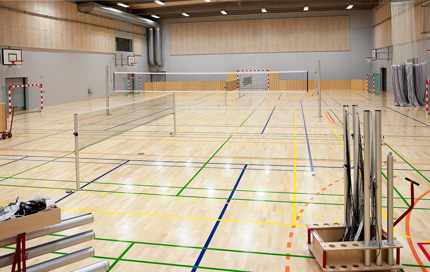 Fodboldmål på stadion