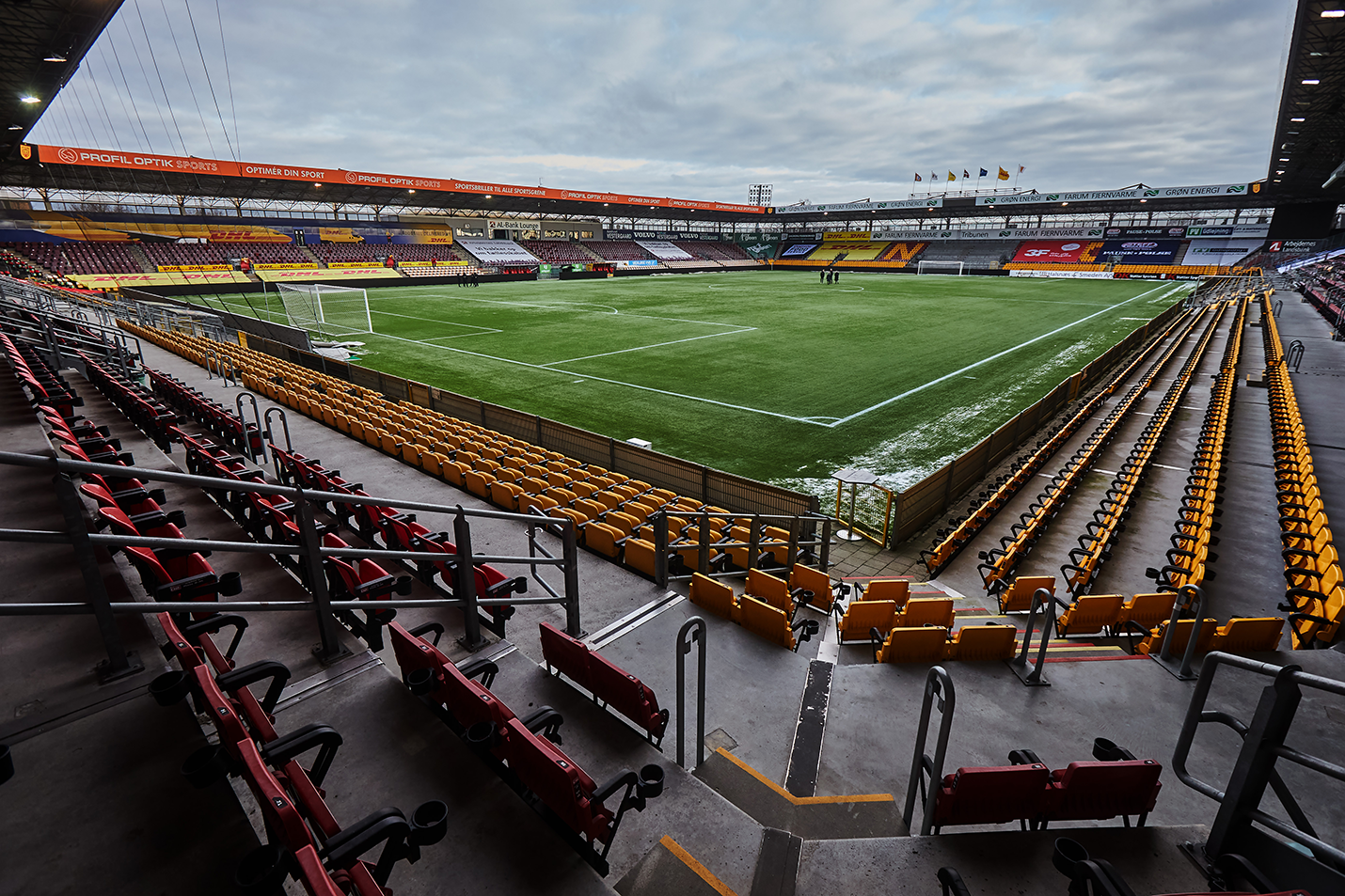 Stadionudstyr på Right to dream park