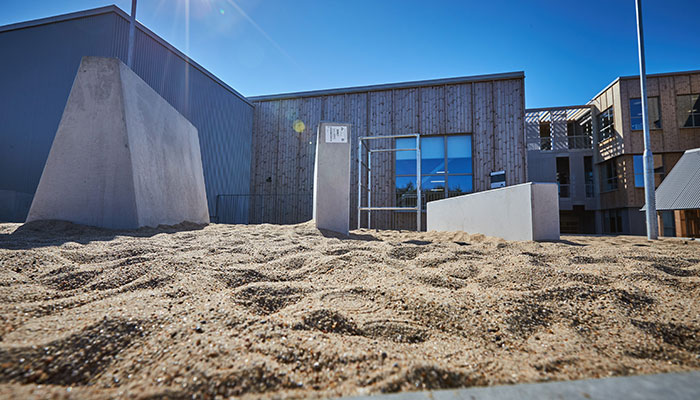Betonklodser til parkour